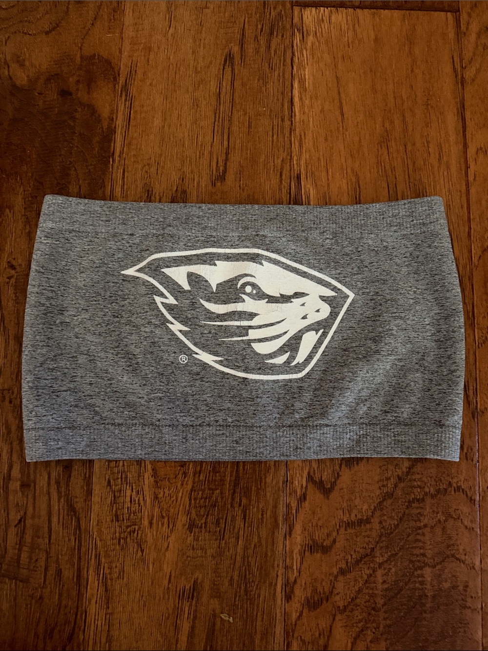 Oregon State Beavers Gray Bandeau Tube Top OSU